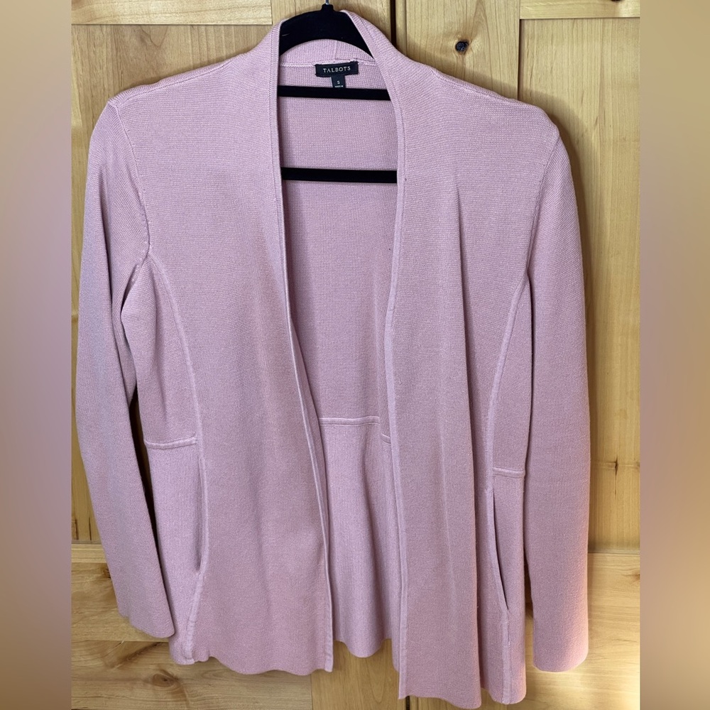 Talbots Open-front Cardigan